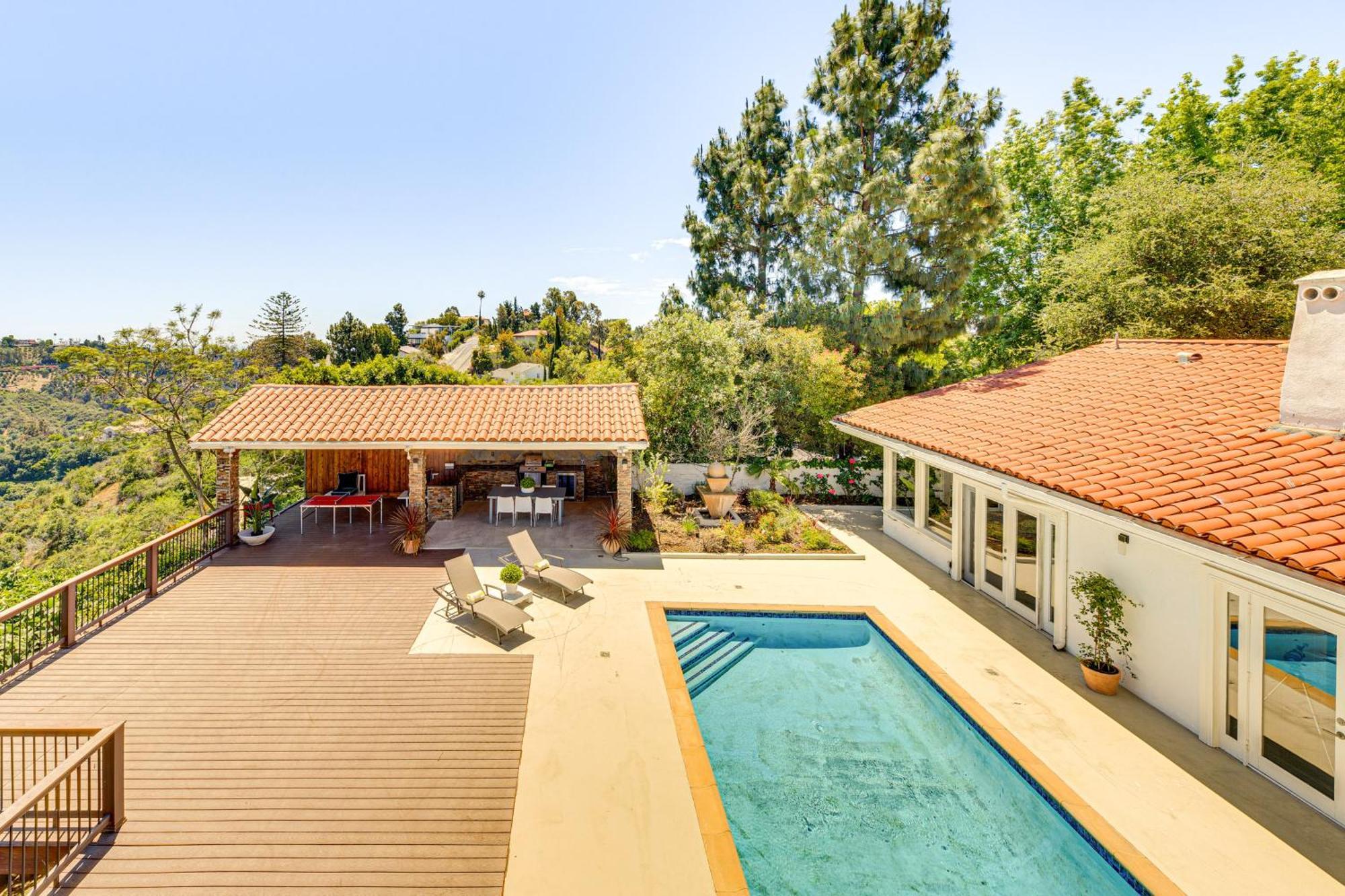 Los Angeles Home With Private Pool, Mtn And Lake View! Exterior photo