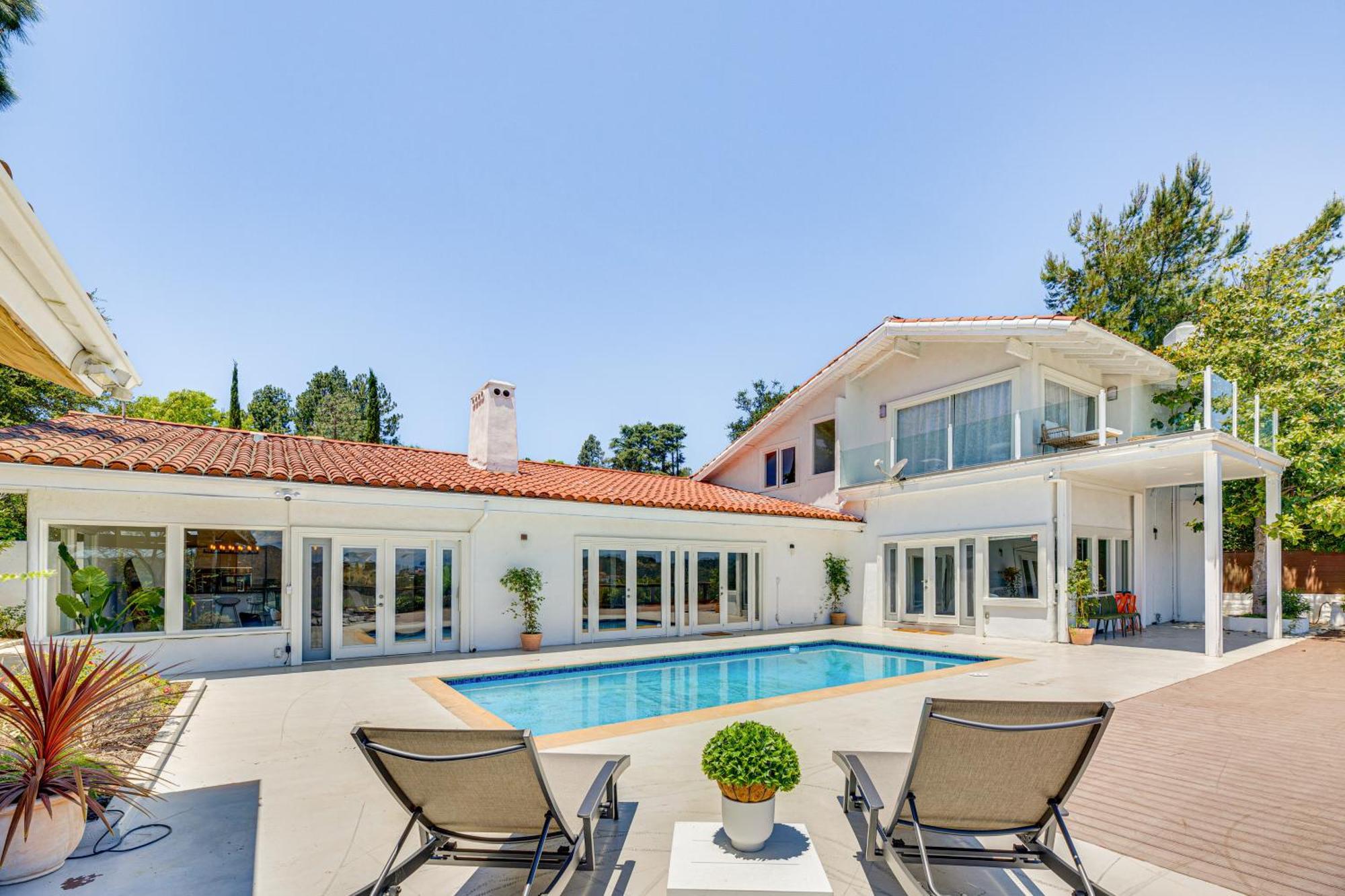 Los Angeles Home With Private Pool, Mtn And Lake View! Exterior photo